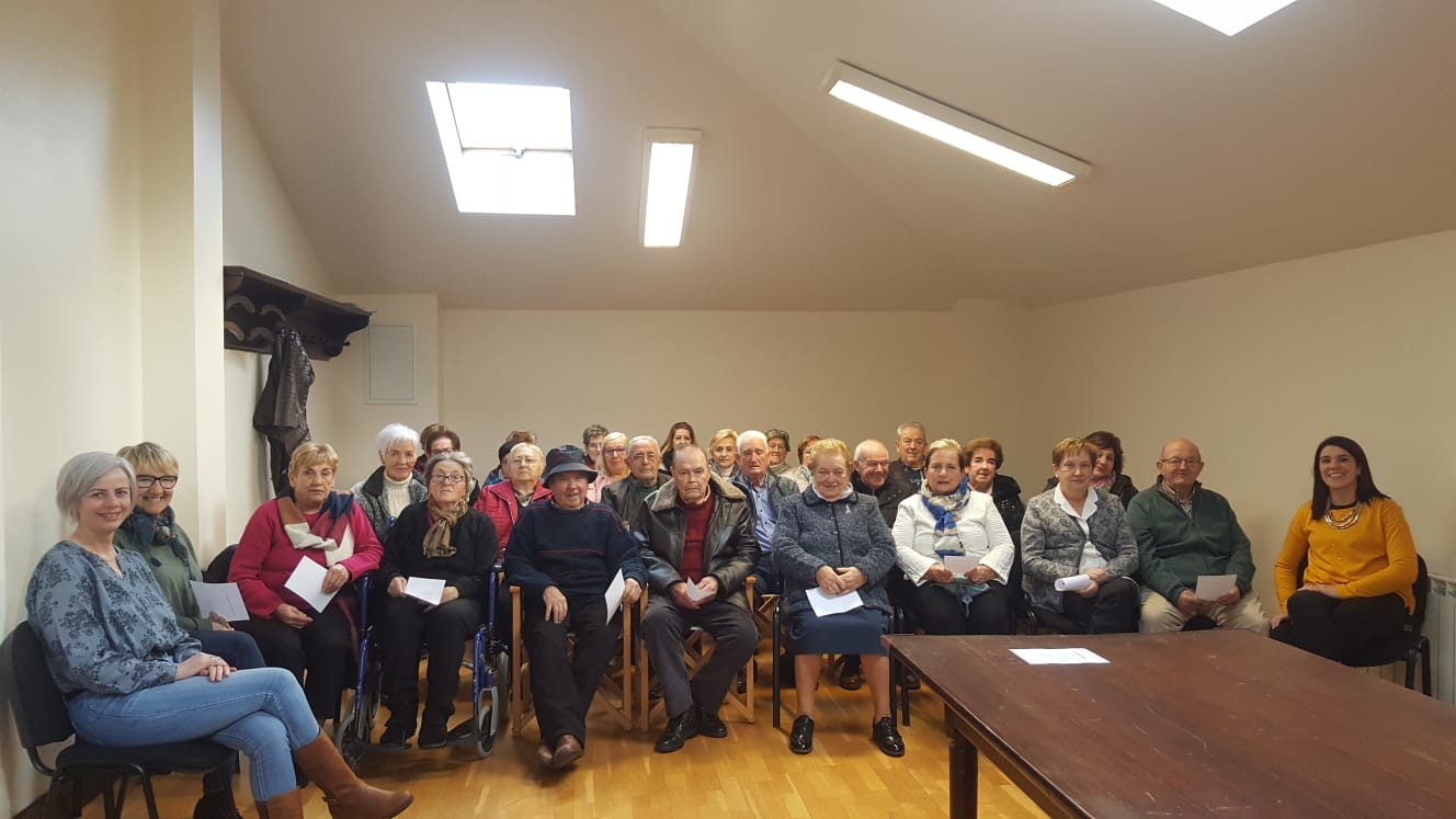Malerrekako jubiloteken lehen topaketa egin dute abenduaren 20an Sunbillan