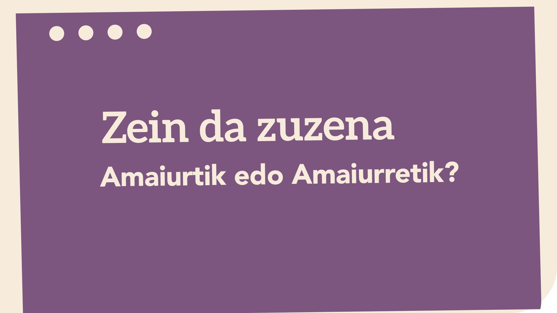 Amaiurtik edo Amaiurretik?