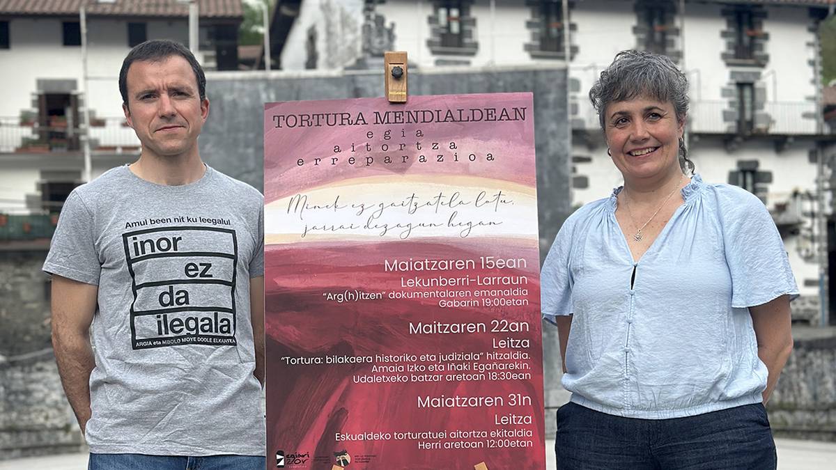 Torturaren biktimak oroitu eta aitortzeko ziklo bat antolatu dute Nafarroako Mendialdean