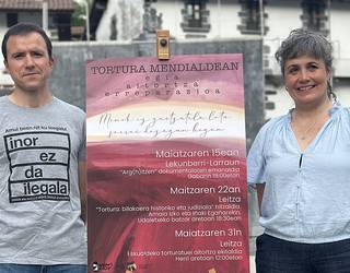 Torturaren biktimak oroitu eta aitortzeko ziklo bat antolatu dute Nafarroako Mendialdean