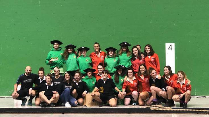 Beti Gazteko neskek eta mutilek irabazi dute Nafarroako sokatira txapelketa