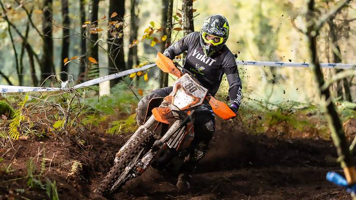 Xabier Gallardon etxalartarra Nafarroako Enduro eta Cross Country txapeldun