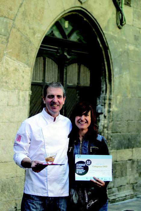 Alex Mugicaren sukaldea urrez jantzi da Nafarroako Kaxuelaren Astean