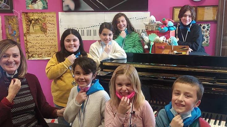 Zazpi domina lortu dituzte Berako Isidoro Fagoaga Udal Musika Eskolako ikasleek Andoaingo Piano Jaialdian