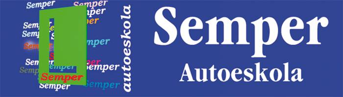 SEMPER AUTOESKOLA logotipoa