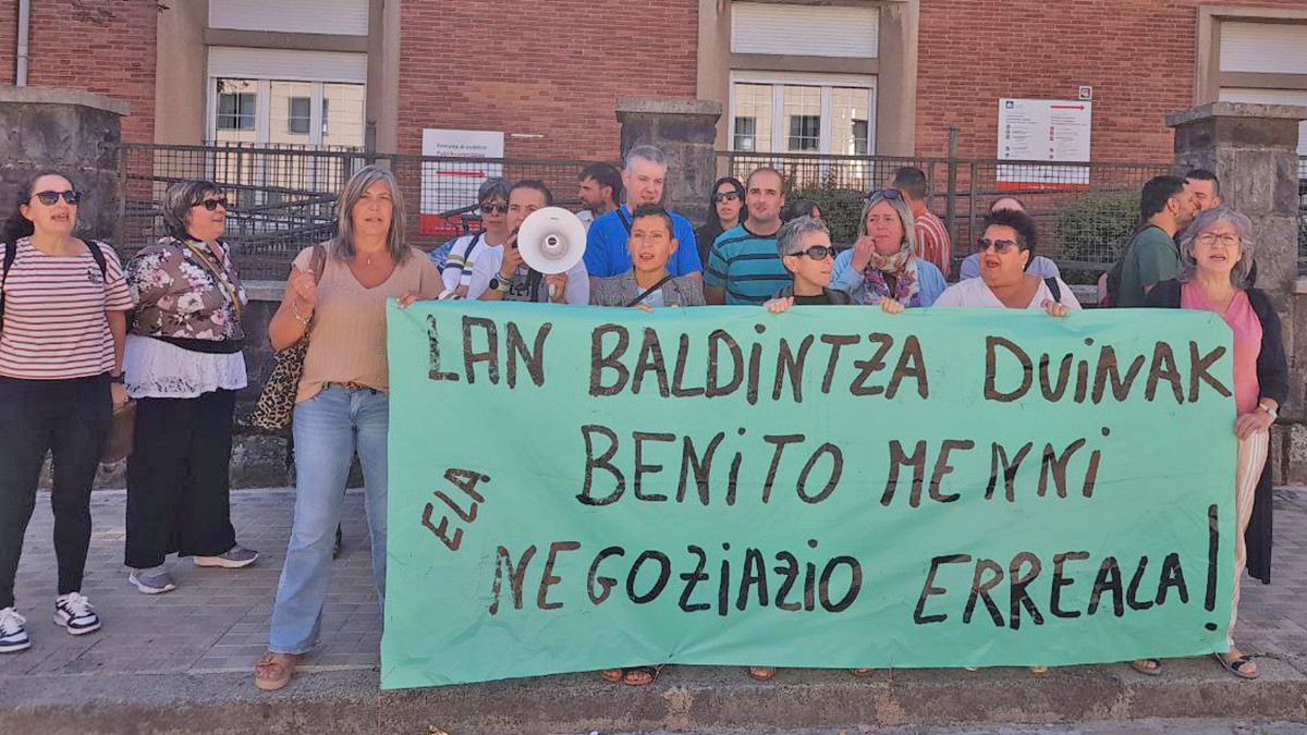 Bertze lau asteko greba deialdia egin dute Benito Mennin «aitzinera pausorik ez dagoelako»