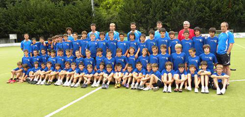 Nafarroako Federazioak antolatutako Futbol Kanpusaren lehen txanda egiten ari dira Lesakan