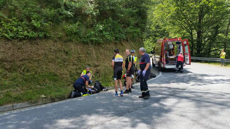 Motor-gidari batek istripua izan du Leitzan