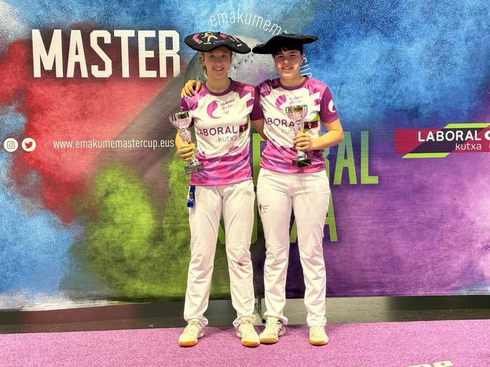 Alize Sagarduik eta Nahia Bertizek irabazi dute Emakume Master Cupeko promesa mailako finala