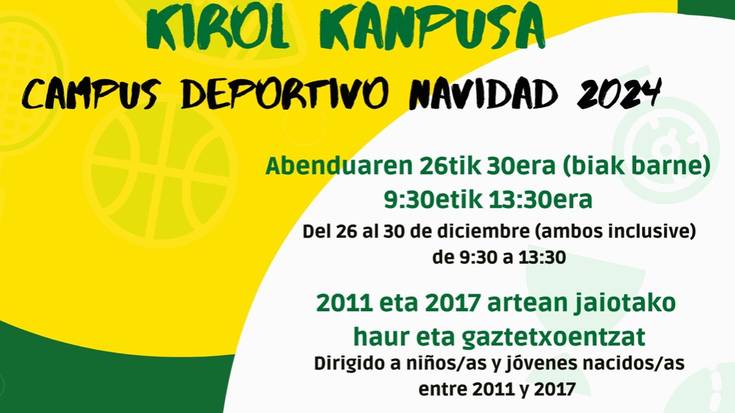 Beti Gaztek eta Mugi Multikirolak Eguberrietako Campusa antolatu dute Lesakan