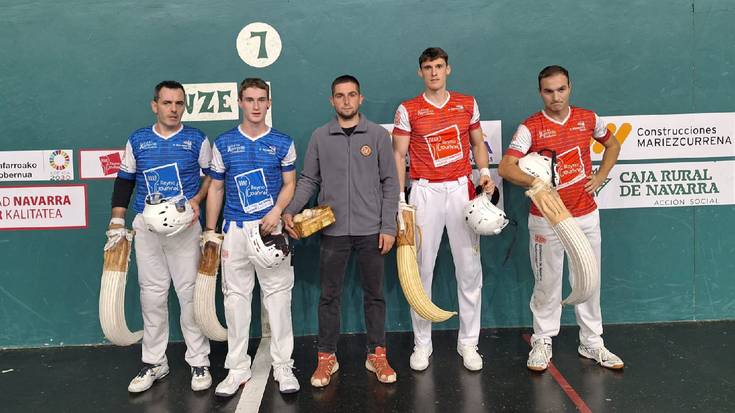 Otxandorena eta Otano dira binakako erremonte profesionaleko lehen finalistak