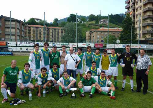 Gure Txokoa Areto Futbol Taldeak lehenengo mailarako txartela lortu du