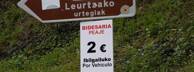 Leurtzako urtegirako sarrera bi euro ordaindu beharko dute bisitariek