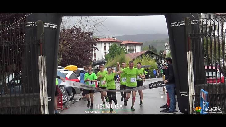 Oier Ariznabarretaren eta Manttaleko lasterkarien arteko erronka bideoan bildu du Ibai Iturriak