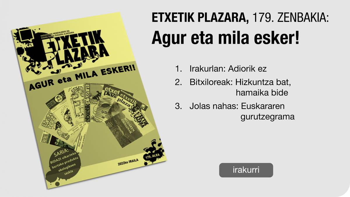 Azken Etxetik Plazara aldizkaria