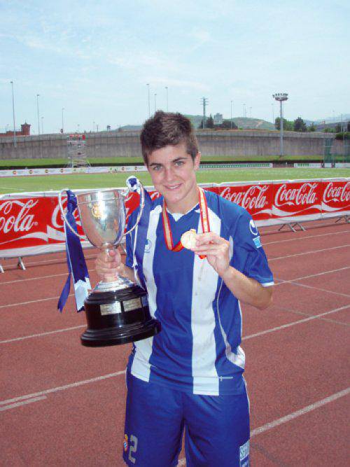 Espanyol taldearekin Espainiako Kopa irabazi du