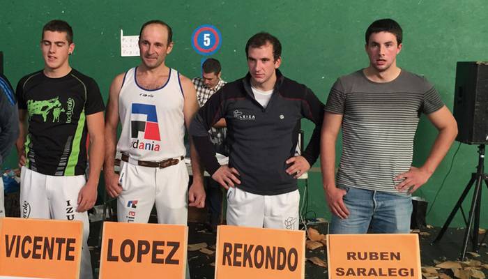 Euskadiko lehen mailako aizkora txapelketaren kanporaketa jokatuko da Leitzan