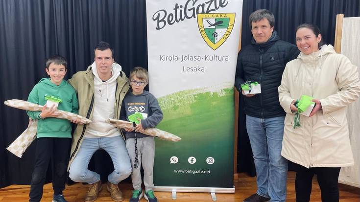 San Antonerako ibilaldi arautuko sariak banatu ditu Beti Gaztek