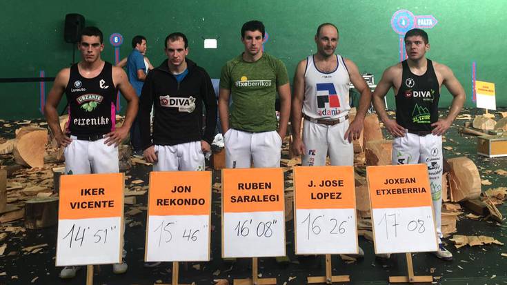 Nafarroako aizkora txapelketa nagusiko finalerako boskotea erabaki da