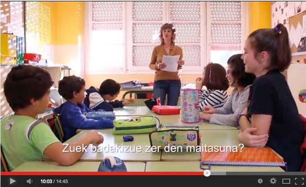 Azpilkuetako eskola protagonista duen film llaburra saritu dute