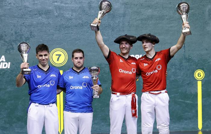 Aritz Zubiri goizuetarra eta Ansa II.a dira erremonteko txapeldun berriak binaka