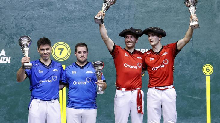 Aritz Zubiri goizuetarra eta Ansa II.a dira erremonteko txapeldun berriak binaka