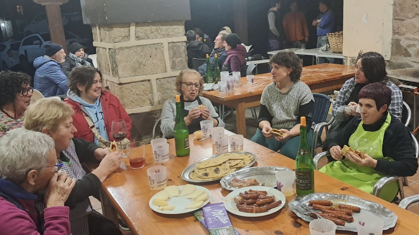 Giro goxoa izan dute Aranon San Martin Egunean