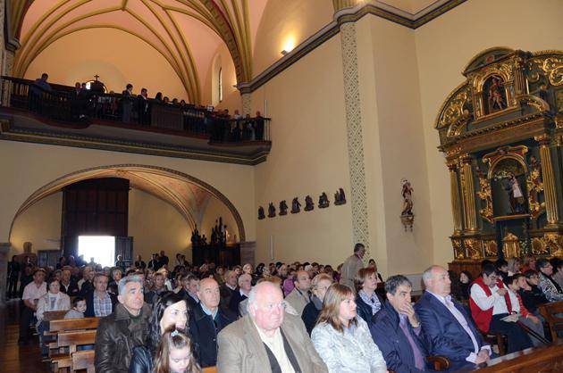Monastegiko elizako berritze lanak inauguratu dituzte