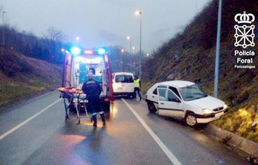 Covid-19aren eraginez, istripu kopurua %77 jautsi da Nafarroan azken hilabetean