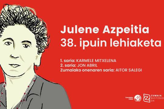 Maximinaren Txurroak ipuina saritua Zumaian