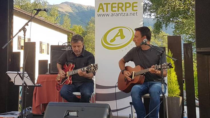 Keu Agirretxea eta Pablo Novoa Arantzan aritu dira