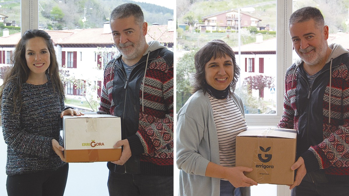 Nerea Bazterrika eta Marta Etxegia izan dira Errigoraren produktu-kutxen irabazleak