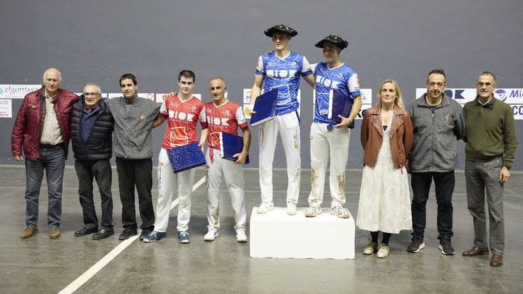 Otxandorena eta Otano txapeldun binakako erremonteko profesionaleko finalean