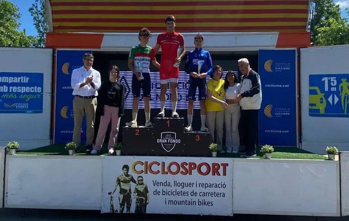 Ander Larraburu sunbildarra garaile Gironako errepideetan ere