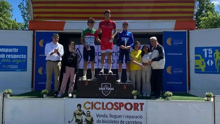 Ander Larraburu sunbildarra garaile Gironako errepideetan ere