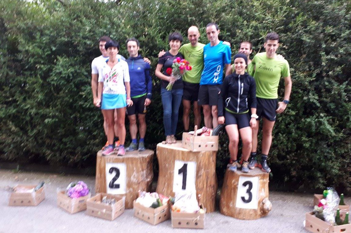 17 hirukotek parte hartu dute VIII. Alkaiaga Trail lasterketan