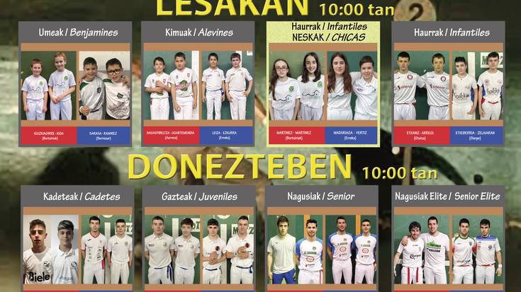 Malerrekako eskuz binakako txapelketaren finalak martxoaren 5ean jokatuko dituzte