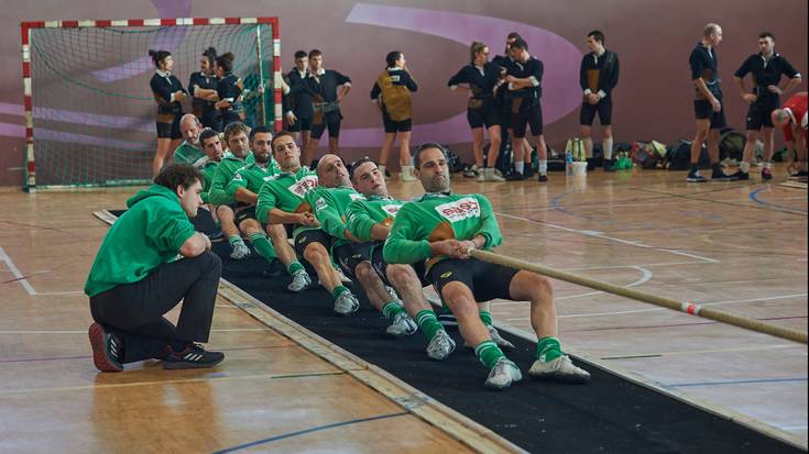 600 kiloko Euskal Herriko sokatira txapelketako finalerako txartela arazorik gabe eskuratu du Beti Gaztek