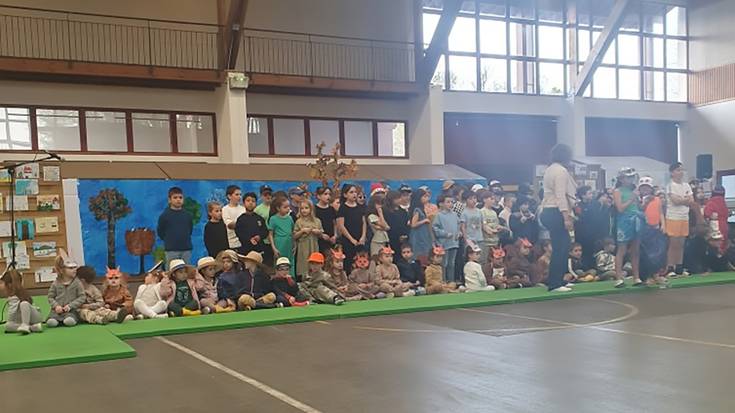 Sarako San Josepe eskolako besta egin dute larunbatean