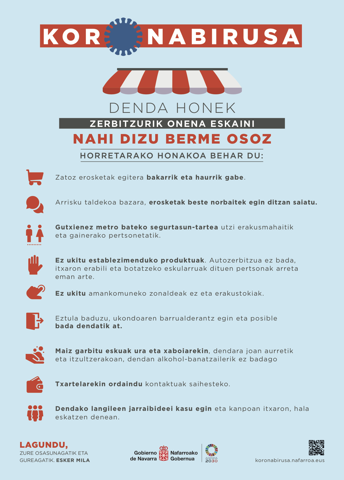 Erosketak egiteko gomendioak