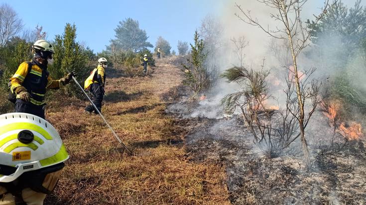 Zutarten, Sunbilla eta Arantza artean, ote eta sasi erretzeak egin zituzten atzo