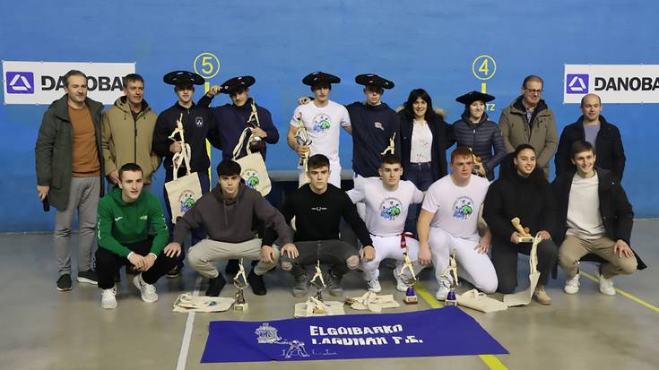 Goiuri Zabaleta txapeldun Elgoibarren, Beñat Apezetxea txapeldunorde