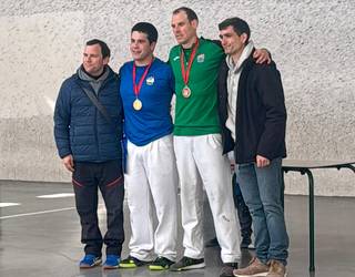 Aritz Elizegi gartzaindarrak Nafarroako lehen mailako paleta goma kopa irabazi du