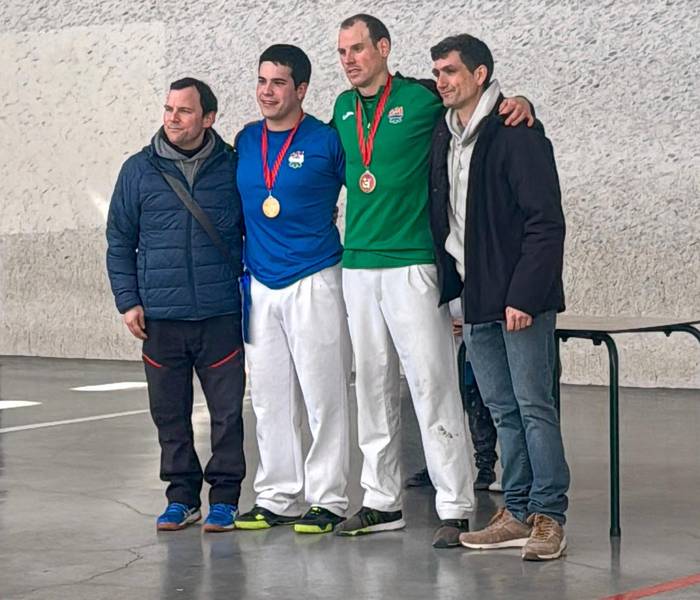 Aritz Elizegi gartzaindarrak Nafarroako lehen mailako paleta goma kopa irabazi du