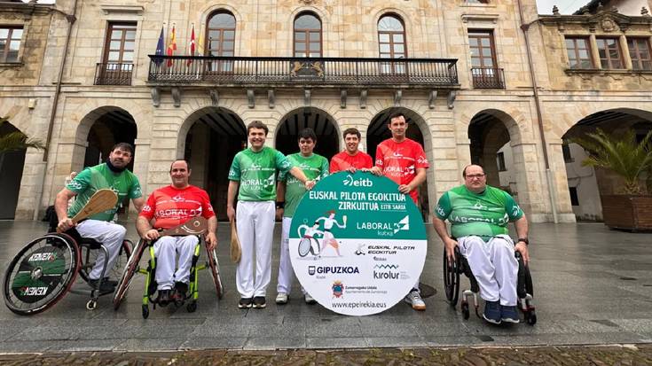 [BIDEOA] Joseba Lasa lesakarrak Gipuzkoako pilota egokituko zirkuituko finala jokatuko du igandean Zumarragan