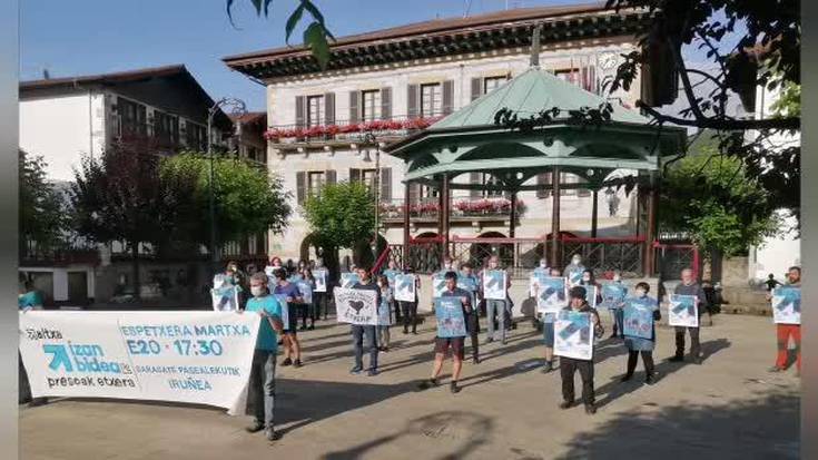 Larunbat honetan Iruñeko espetxeraino antolatua den martxarekin bat egin du Lesakako Sarek