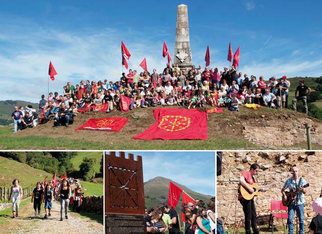 Amaiurko gazteluko mugarria inauguratu dute irailaren 21ean 
