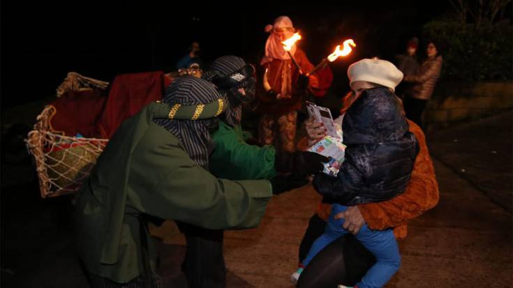 Harrera beroa egin diete igantziarrek hiru errege magoei