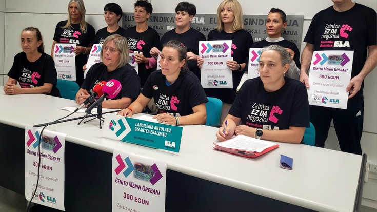 Benito Menniko langileek «kalitatezko zerbitzua bermatzeko ardura har dezala» eskatu diote gobernuari
