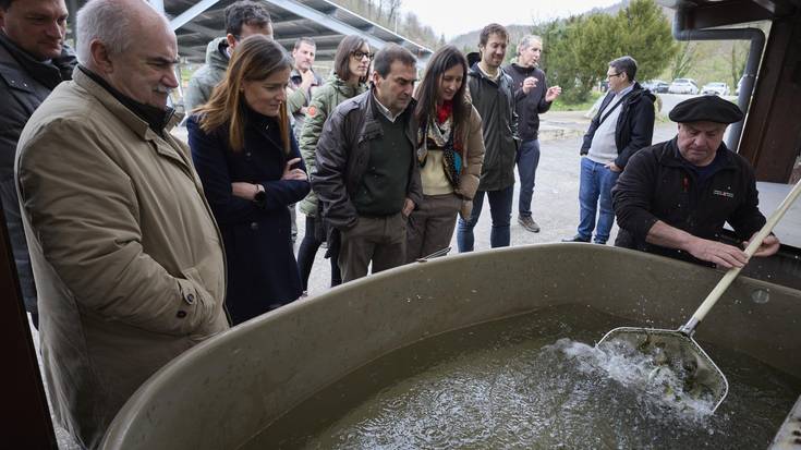 Ingurumen Departamentuak 456.796 euro inbertitu ditu Oronoz-Mugairiko arrain haztegia berritzeko